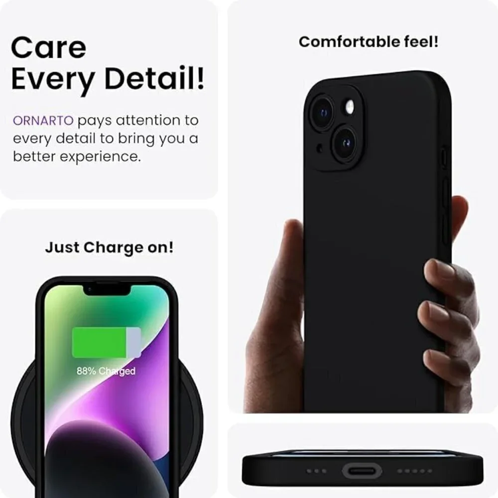 iPhone 14 Plus Case with Screen Protector [2 Pack] BLACK - SEALED